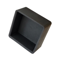 Endkappe schwarz | EPDM, 40x40x20mm