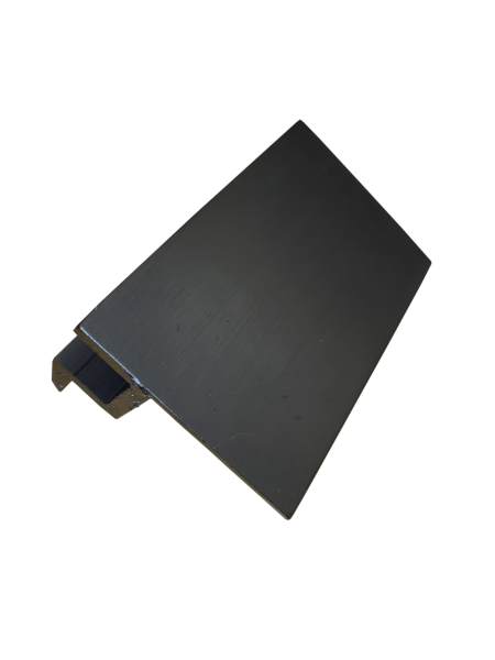 Endklemme (schwarz, eloxiert)