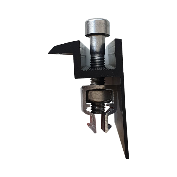 Endklemme mit Klicksystem (Schwarz)